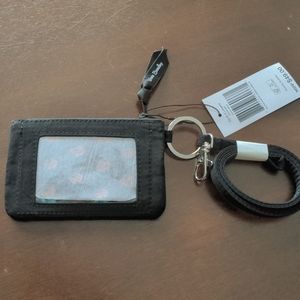 Vera Bradley Zip ID and lanyard